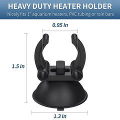 Pawfly clip en plastique robuste fixant le chauffage d'aquarium.