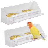 Pawfly distributeur double compartiments pour cage, nourrir et hydrater facilement.