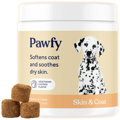 Pawfy Chews : soutien peau-poil pour un pelage sain et hydraté