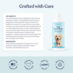 Pawfy formule douce pour chiens, sécurité et douceur.