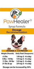 PawHealer Hound Honey Sirop en seringue, versement simple pour chien après exposition.