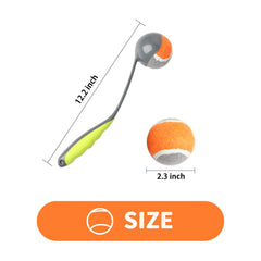 PAWISE lanceur de balle avec poignée ergonomique pour sessions confortables.