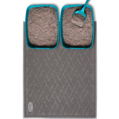 Pawkin Tapis Litière Chat Jumbo XX-Large, vue générale, protège le sol des éclaboussures.