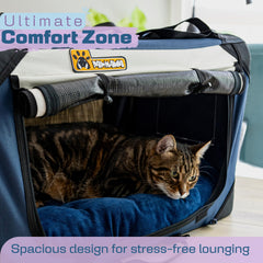 PAWMANIA fenetres privees ajustables assurent ventilation et calme.