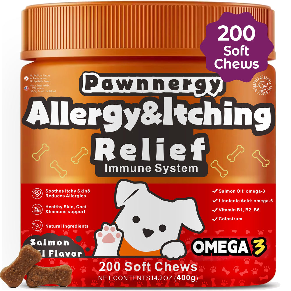 Friandises molles Pawnnergy au saumon pour chiens, potentiels bienfaits sur démangeaisons