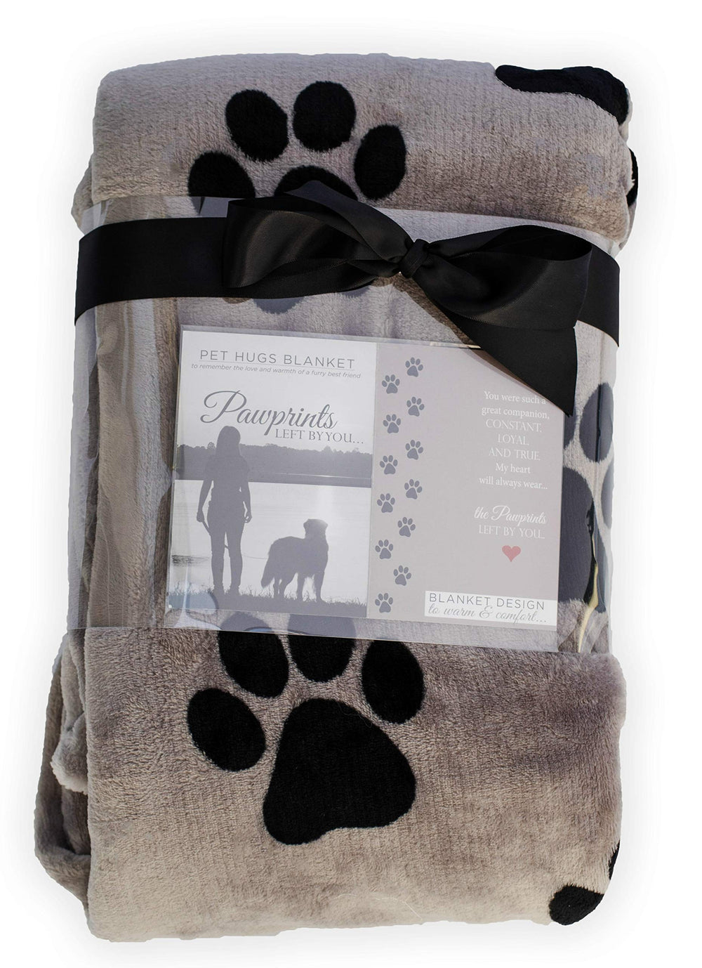 Pawprints Left by You – Couverture mémorielle avec cœur, douceur enveloppante.