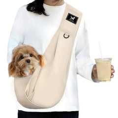 PAWPUBBY sling chien petit: épaule rembourrée pour port prolongé sans fatigue.