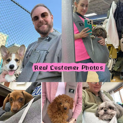 PAWPUBBY sling chien petit: harnais intérieur pour sécurité renforcée.