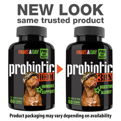 Paws A Day Probiotiques chien – gommes faciles à mâcher, soulagement des démangeaisons