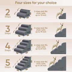 PAWSCRAT Escaliers chien pour lit haut, montée et descente faciles.