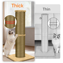 PAWSCRAT Corde sisal naturel, durable et douce pour les pattes