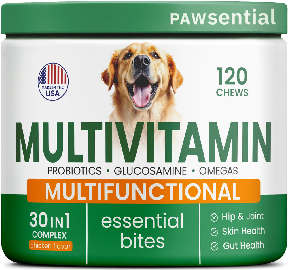 Pawsential bouchées vitamines chiens soutiennent articulations et mobilité