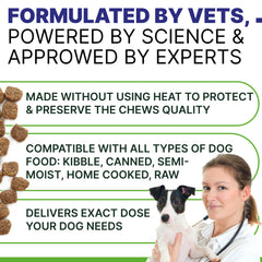 Pawsential No Poo Chews — arômes naturels pour haleine plus fraîche après les câlins.