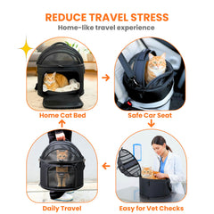 PawsInCar securite absorption chocs: conception robuste pour limiter les mouvements en voyage.