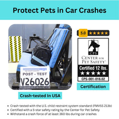 Pawsincar ventilation quatre côtés – confort lors des trajets.
