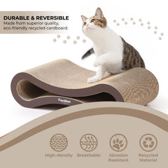 PawsNest infinity grattoir chat, design moderne et surface efficace.