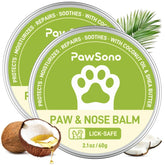 PawSono baume-pattes-nez-60ml: hydratation douce et sécurité lors du léchage.