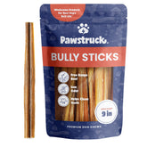 Pawstruck tiges de boeuf 9 pouces pour une mastication prolongée.