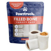 Pawstruck os remplis beurre cacahuète, 3 pouces, idéal pour occuper les chiens actifs