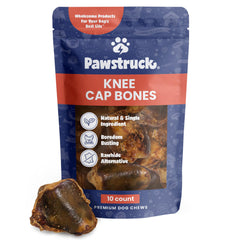 Friandise Pawstruck rotule boeuf, os durable pour mastication prolongée.
