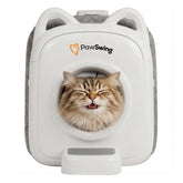 PawSwing Chat auto-nettoyage intégré retire facilement les poils au passage.
