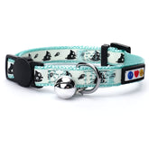 Pawtitas collier lumineux nuit: meilleure visibilité nocturne pour votre chat.