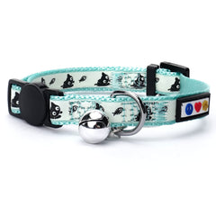 Pawtitas collier lumineux nuit: meilleure visibilité nocturne pour votre chat.