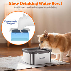 Pawtners bol eau chien capacite-4-5l, moins de remplissages.