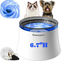 Pawtners fontaine eau chien 1 gallon : espace de boisson large et sans éclaboussures.