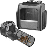 Pawtners sac a dos chat tunnel detachable offre espace jeu