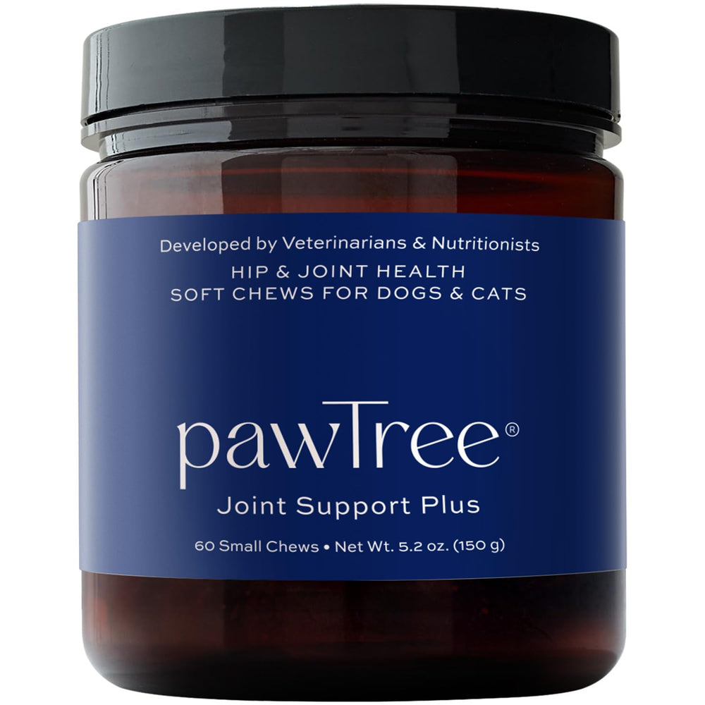 PawTree boîte-supplement articulations : soutien naturel à la mobilité des animaux.