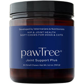 PawTree boîte-supplement articulations : soutien naturel à la mobilité des animaux.