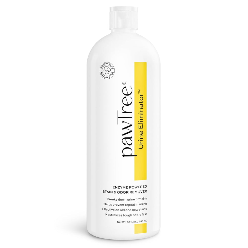 PawTree Urine Eliminator - flacon, élimination durable des taches d'urine.
