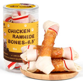 PAWUP os-chien-au-poulet-6-5-pouces : os à mâcher savoureux et durable pour chien.