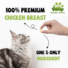 PAWUP poulet lyophilisé – snack rapide et riche en protéines.