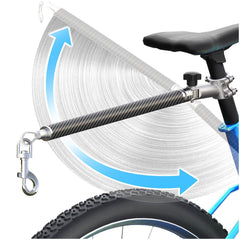 Pawxaw Laisse-Chien Vélo Rotation 180° pour liberté et sécurité.