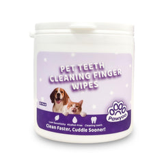 Pawyoo lingettes dentaires chiens et chats – nettoyage rapide des dents