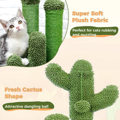 PAWZ Road cactus-boule-pendante-jouet-chat: stimulation ludique et jeu interactif.