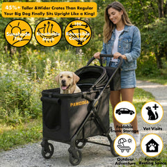 PAWZIDEA mesh sécurité anti évasion pour chiens actifs