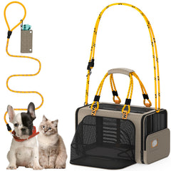 Pawzidea porte-animal extensible avant, espace supplémentaire pour chat ou petit chien.