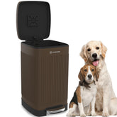 PAWZIDEA Poubelle extérieure vue générale, solution durable pour déchets canins.