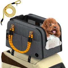 PAWZIDEA siège-console chien: vue globale pour un trajet sûr et confortable.