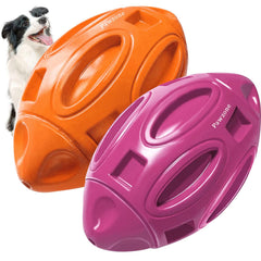 Pawzone balle-siffle durable: jouet robuste qui capte l'attention des chiens.