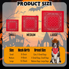 PAYHTOW bandana taille petite adaptée pour petits chiens et chats.