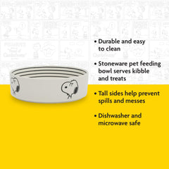 Bol Peanuts Snoopy bol-chien-durable, conçu pour durer et résister au quotidien.