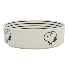 Bol Peanuts Snoopy en grès, os-design, idéal pour eau et croquettes quotidiennes.