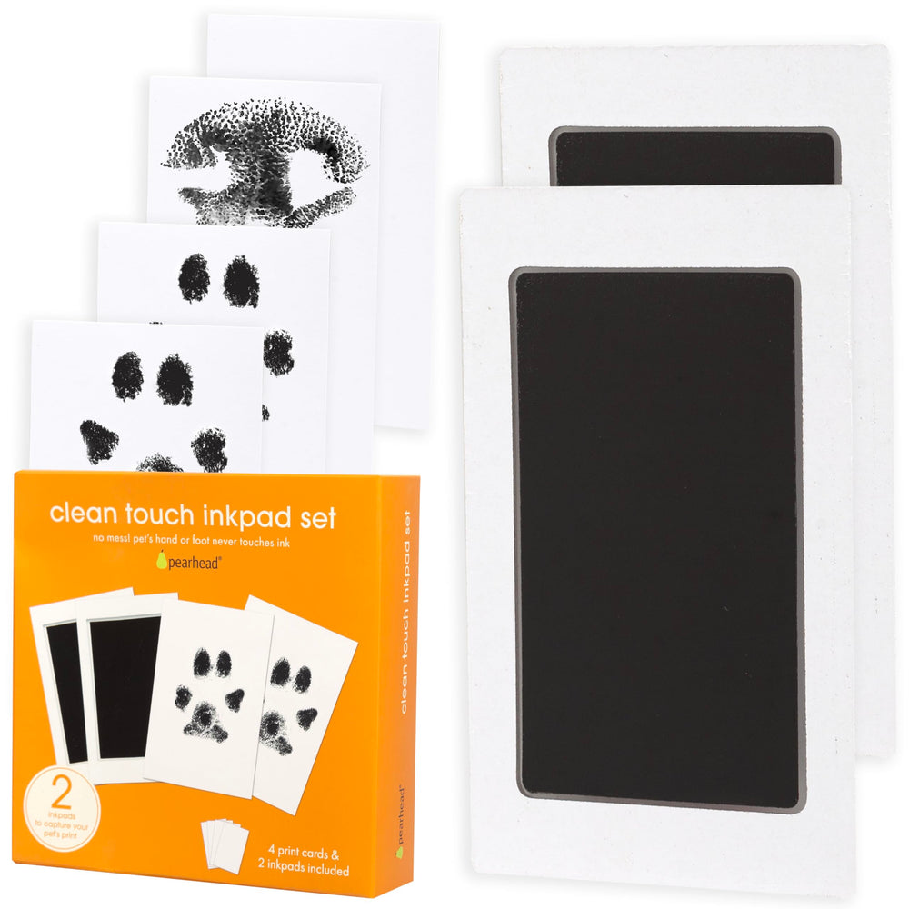 Pearhead empreinte patte Clean-Touch, empreinte nette et précise pour un souvenir durable.