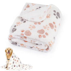PEASUG couverture chat doux blanc 42x30 — confort nocturne pour le chat.