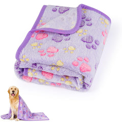 Peasug Couverture Chien 42x30 violet, douceur lavable pour tout animal.