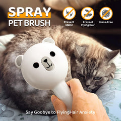Pecait brosse-chat-nettoyage-integre : élimine débris et démêle le pelage.